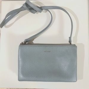 Matt & Nat Triplet Crossbody Bag (blue/grey)